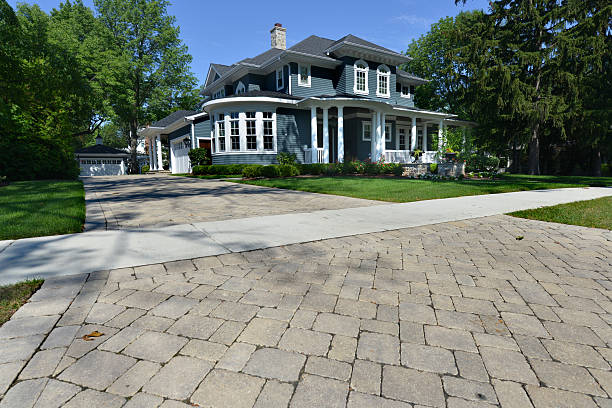 Permeable Paver Driveway in Fairview, TX